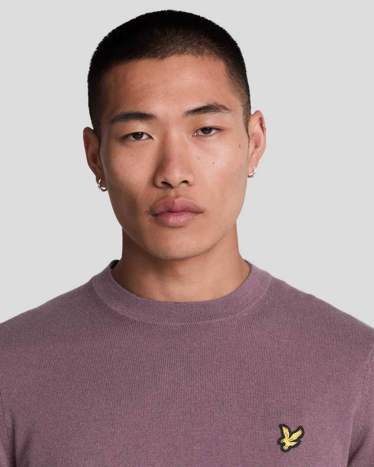 rundhalspullover_aus_baumwolle_und_merino_3-10.webp Lyle & Scott Pullover & Strickwaren<Rundhals-Pullover aus Baumwolle und Merino HighlandMauve