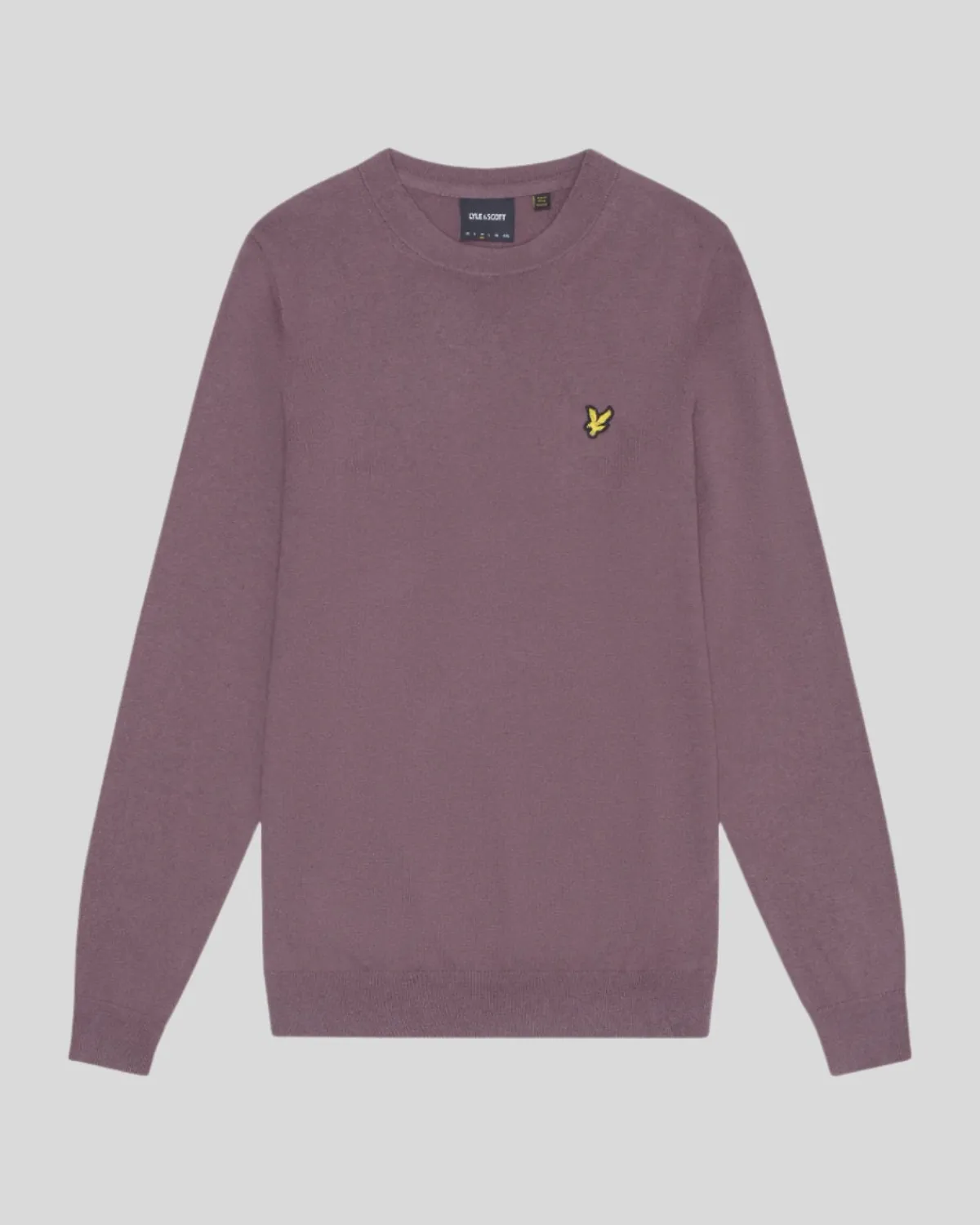 rundhalspullover_aus_baumwolle_und_merino_4-10.webp Lyle & Scott Pullover & Strickwaren<Rundhals-Pullover aus Baumwolle und Merino HighlandMauve