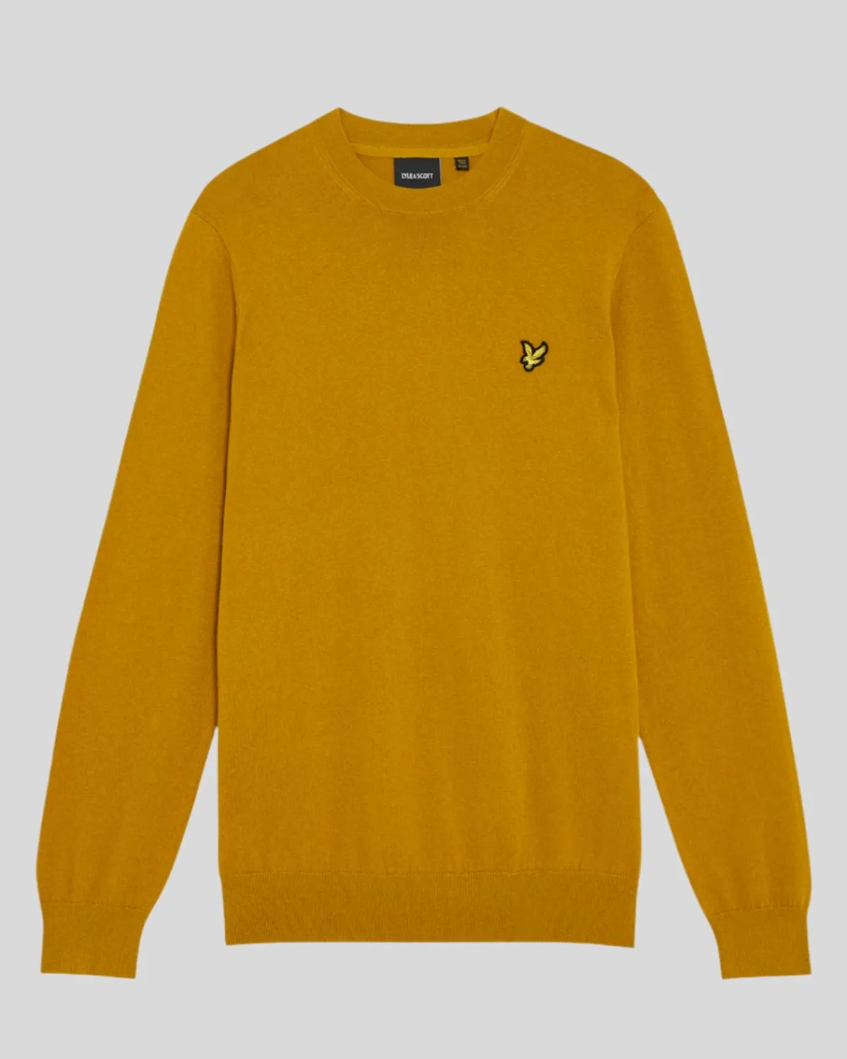 rundhalspullover_aus_baumwolle_und_merino_4-2.webp Lyle & Scott Pullover & Strickwaren<Rundhals-Pullover aus Baumwolle und Merino EllanessGold