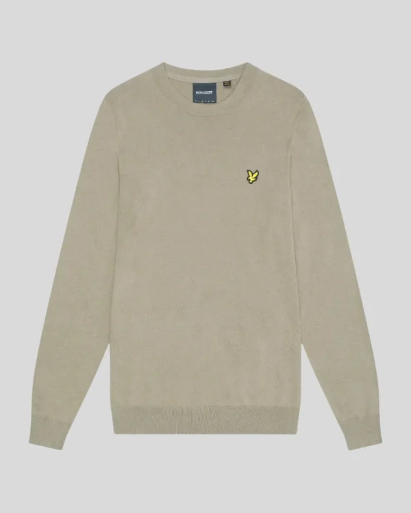 Lyle & Scott Pullover & Strickwaren<Rundhals-Pullover aus Baumwolle und Merino SageUniform