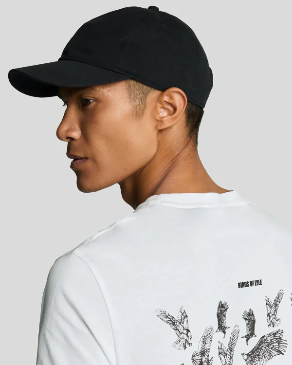 Lyle & Scott T-shirts<Scattered Eagles Grafik T-Shirt White