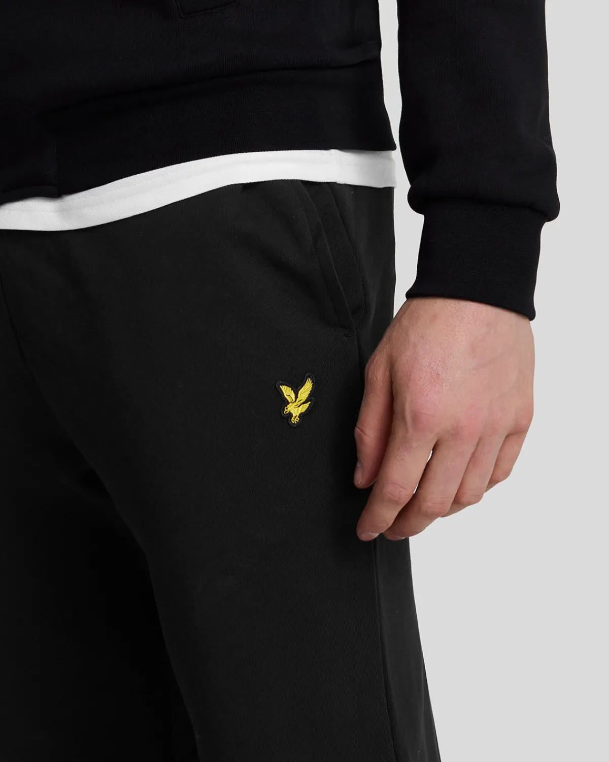 schlanke_sweatpant_3-2.webp Lyle & Scott Jogger<Schlanke Sweatpant Pechschwarz
