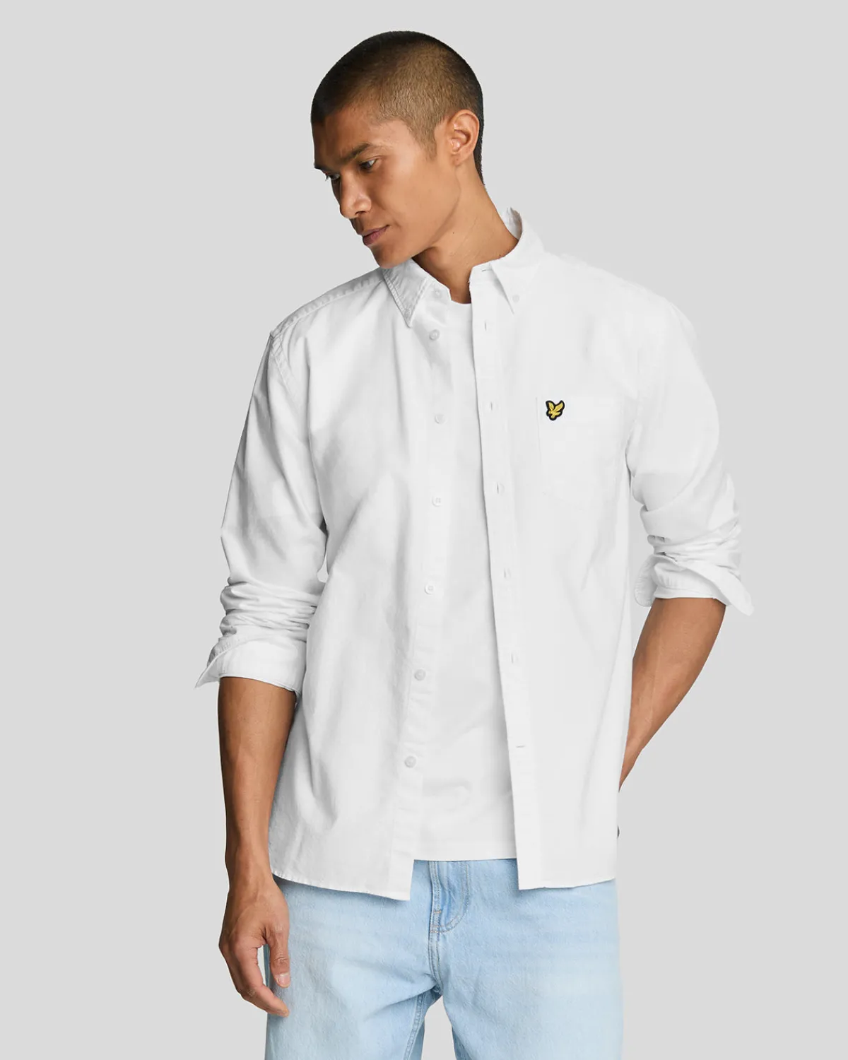 schlichtes_oxford_hemd_0-4.webp Lyle & Scott Grundlegendes | Hemden<Schlichtes Oxford Hemd White