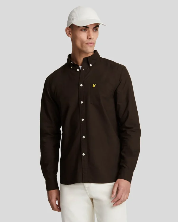 Lyle & Scott Hemden<Schlichtes Oxford Hemd Sediment