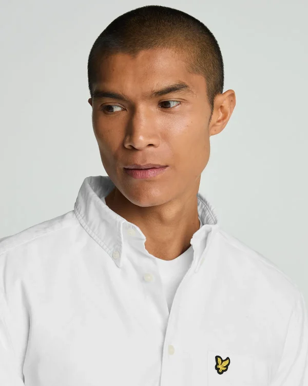 Lyle & Scott Grundlegendes | Hemden<Schlichtes Oxford Hemd White