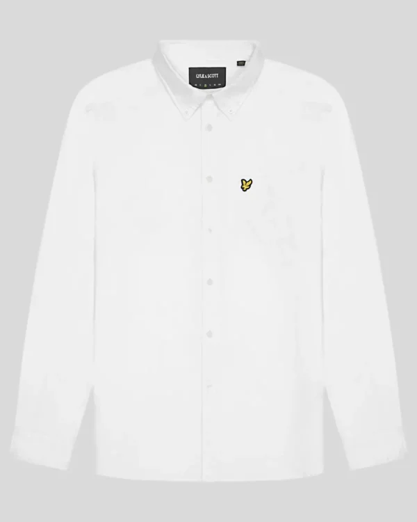 Lyle & Scott Grundlegendes | Hemden<Schlichtes Oxford Hemd White