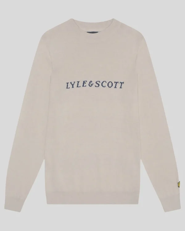 Lyle & Scott Drehbuchsticke | Pullover & Strickwaren<Script Jacquard Pullover Cove