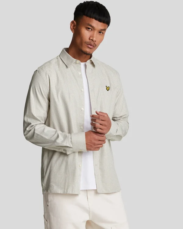 Lyle & Scott Vermächtnis | Hemden<Shepherd Karohemd DriedSage/White