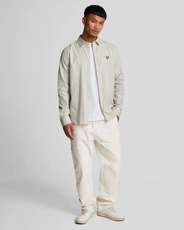 Lyle & Scott Vermächtnis | Hemden<Shepherd Karohemd DriedSage/White
