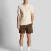 Lyle & Scott Kurze Hosen<Shorts aus Baumwolle und Leinen Olive