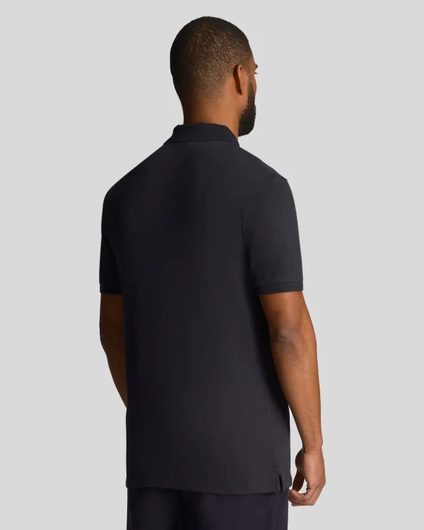 Lyle & Scott Polohemden<Slub-Poloshirt DunkleMarine
