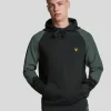 Lyle & Scott Sportbekleidung | Kapuzenpullover<Sport Farbe Block Hoodie JetBlack/Graphite