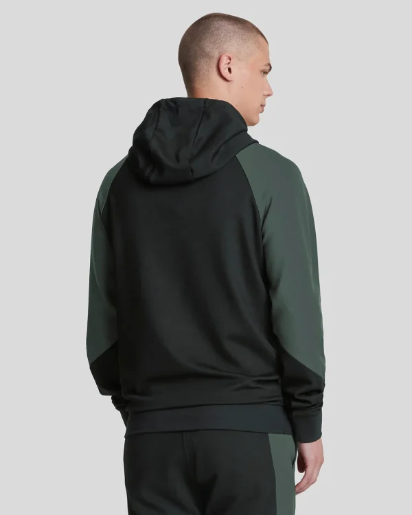 Lyle & Scott Sportbekleidung | Kapuzenpullover<Sport Farbe Block Hoodie JetBlack/Graphite