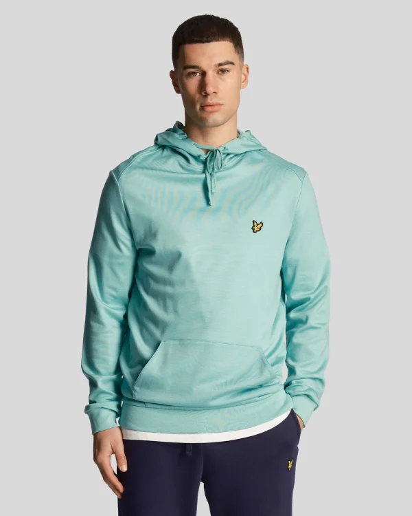 Lyle & Scott Sportbekleidung | Kapuzenpullover<Sport Fliege Fleece Hoodie Türkisblaugrün