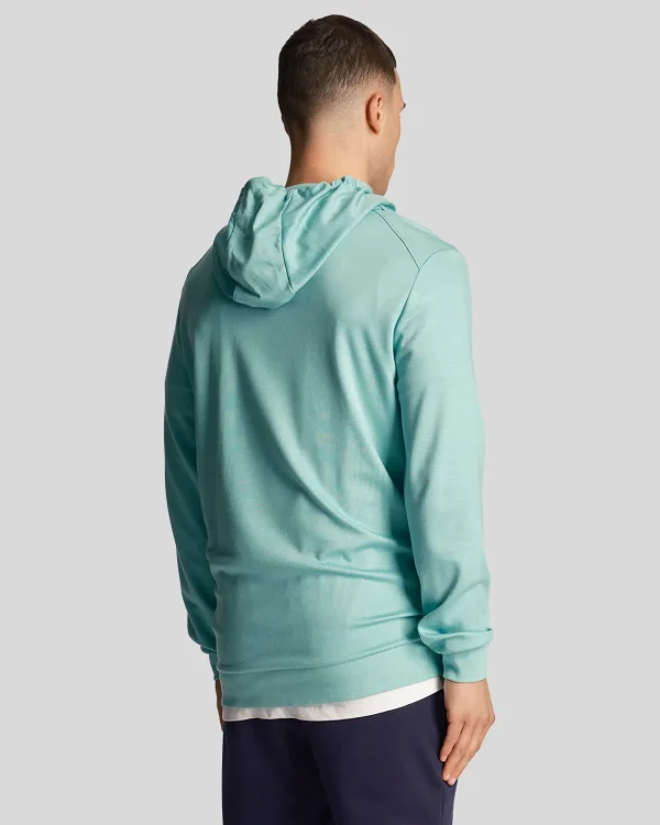 Lyle & Scott Sportbekleidung | Kapuzenpullover<Sport Fliege Fleece Hoodie Türkisblaugrün