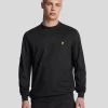 Lyle & Scott Sportbekleidung | Sweatshirts<Sport Rundhalsausschnitt Fly Fleece Sweatshirt Pechschwarz