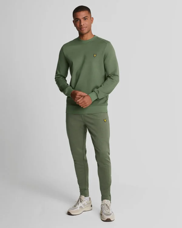 Lyle & Scott Sportbekleidung | Sweatshirts<Sport Rundhalsausschnitt Fly Fleece Sweatshirt Kaktusgrün