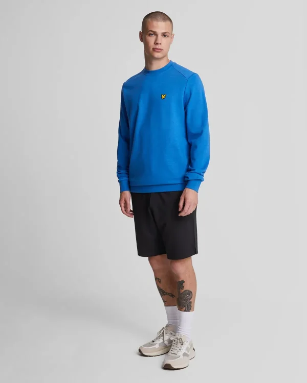 Lyle & Scott Sportbekleidung | Sweatshirts<Sport Rundhalsausschnitt Fly Fleece Sweatshirt LucidBlue