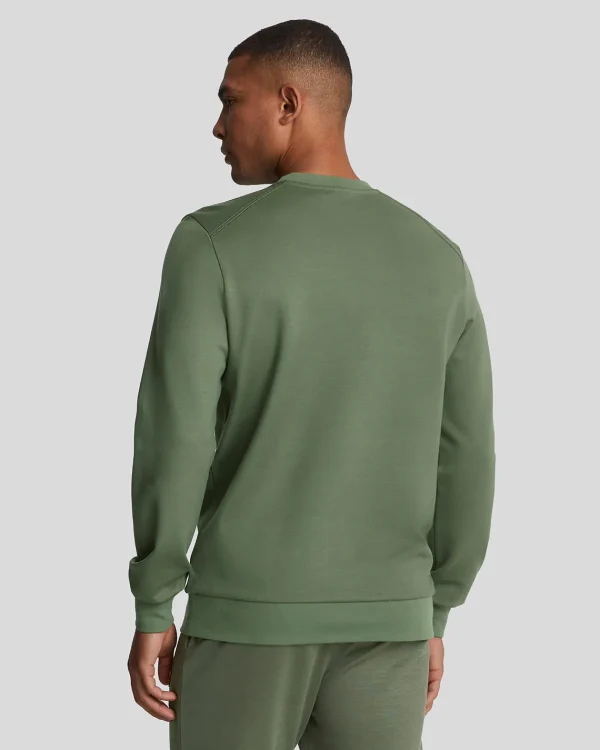Lyle & Scott Sportbekleidung | Sweatshirts<Sport Rundhalsausschnitt Fly Fleece Sweatshirt Kaktusgrün