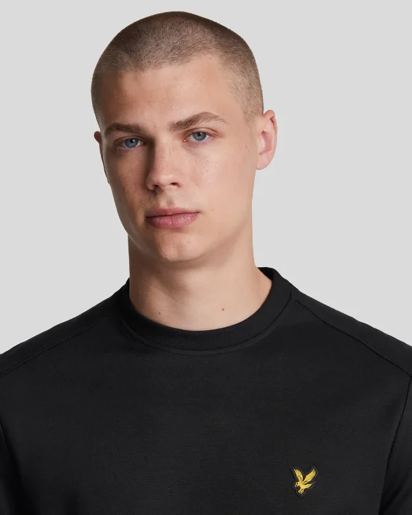 Lyle & Scott Sportbekleidung | Sweatshirts<Sport Rundhalsausschnitt Fly Fleece Sweatshirt Pechschwarz