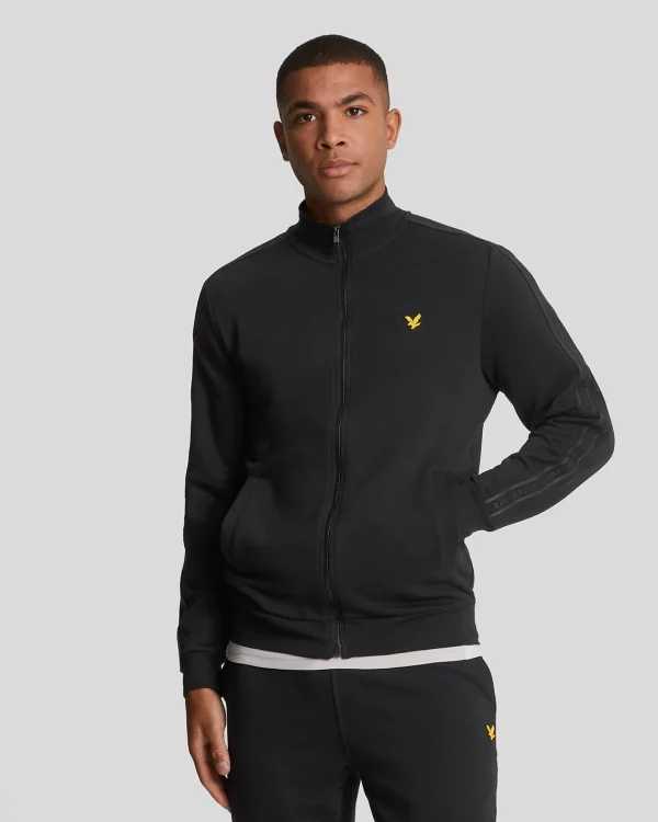 Lyle & Scott Sportbekleidung | Mäntel & Jacken<Sport Tape Track Top JetBlack