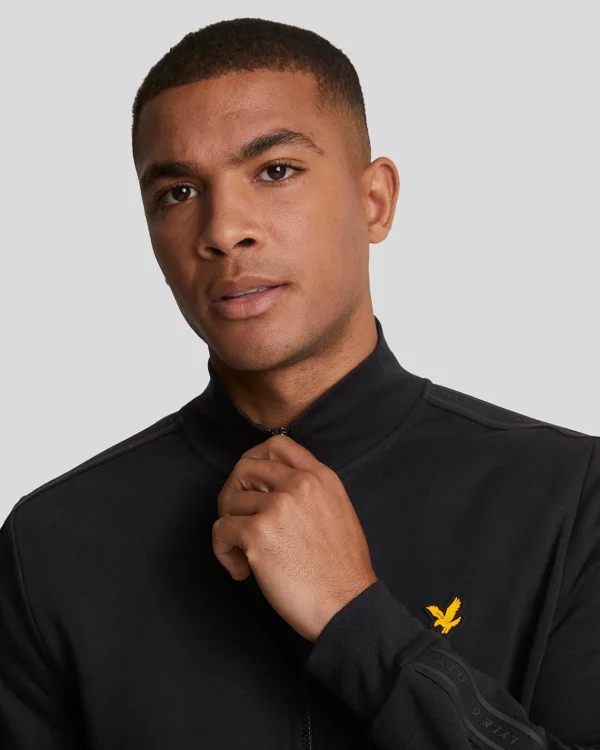 Lyle & Scott Sportbekleidung | Mäntel & Jacken<Sport Tape Track Top JetBlack