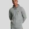 Lyle & Scott Sportbekleidung | Kapuzenpullover<Sport-Kapuzenpulli mit Reißverschluss MidGreyMarl