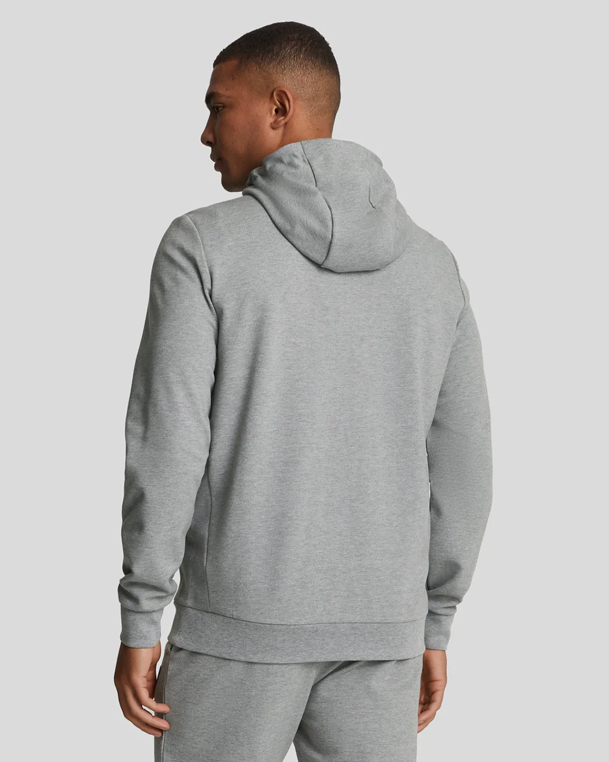 sportkapuzenpulli_mit_reiverschluss_2.webp Lyle & Scott Sportbekleidung | Kapuzenpullover<Sport-Kapuzenpulli mit Reißverschluss MidGreyMarl