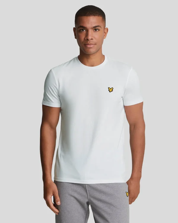 Lyle & Scott Sportbekleidung | T-shirts<Sportliches Martin T-Shirt mit kurzen Ärmeln Weiss