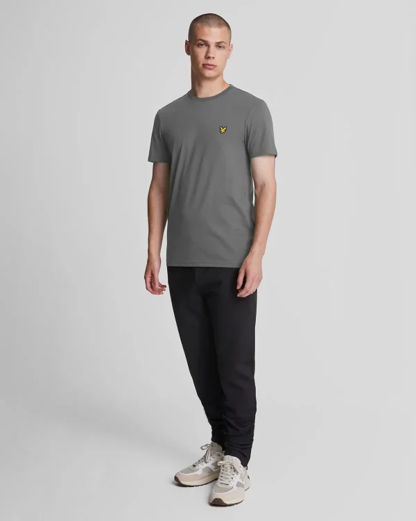 Lyle & Scott Vermächtnis | T-shirts<Sportliches Martin T-Shirt mit kurzen Ärmeln MidGreyMargel
