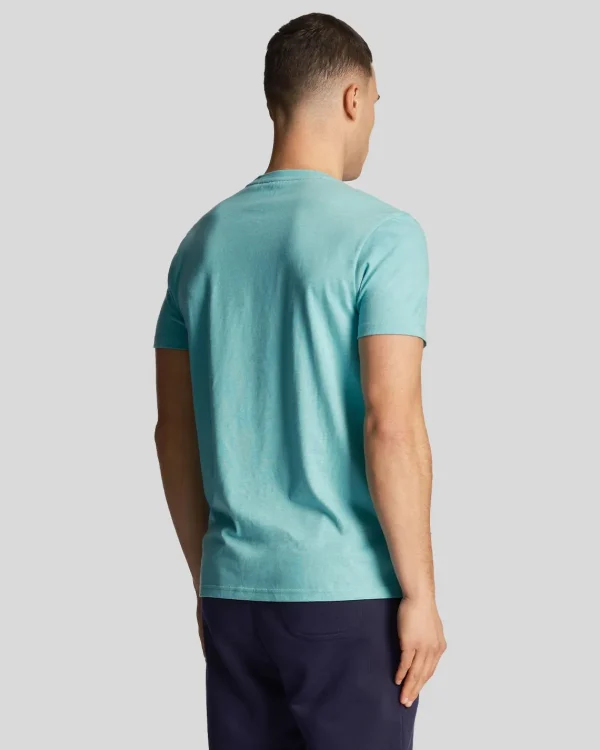 Lyle & Scott Sportbekleidung<Sportliches Martin T-Shirt mit kurzen Ärmeln Türkisblaugrün