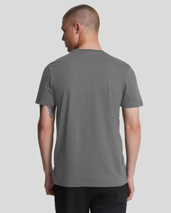 Lyle & Scott Vermächtnis | T-shirts<Sportliches Martin T-Shirt mit kurzen Ärmeln MidGreyMargel