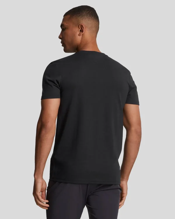 Lyle & Scott Sportbekleidung | T-shirts<Sportliches Martin T-Shirt mit kurzen Ärmeln Pechschwarz
