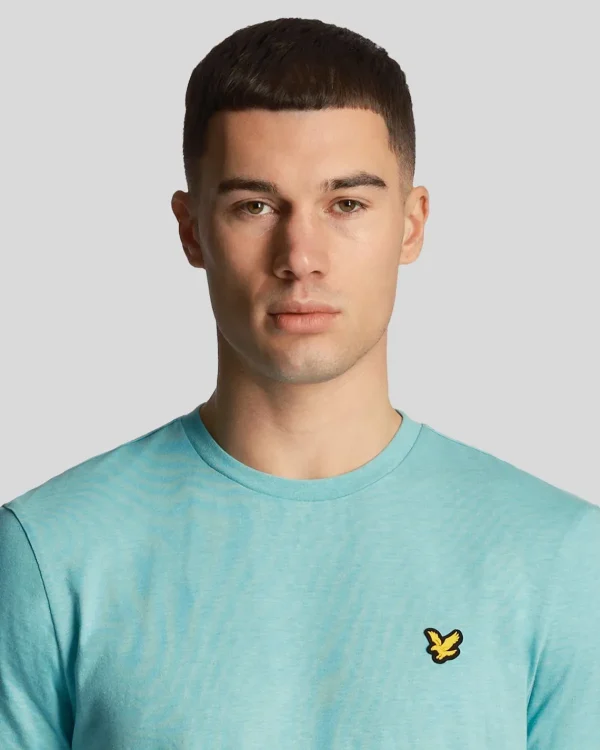 Lyle & Scott Sportbekleidung<Sportliches Martin T-Shirt mit kurzen Ärmeln Türkisblaugrün