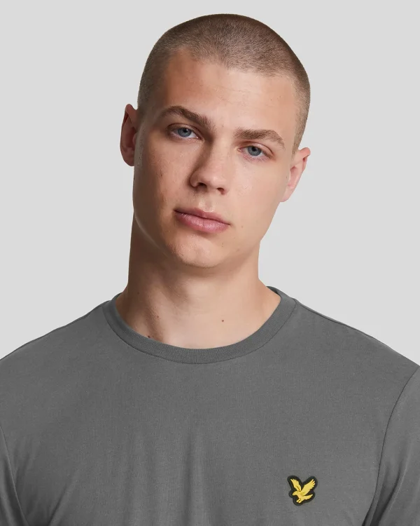 Lyle & Scott Vermächtnis | T-shirts<Sportliches Martin T-Shirt mit kurzen Ärmeln MidGreyMargel