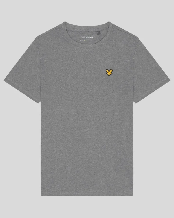 Lyle & Scott Vermächtnis | T-shirts<Sportliches Martin T-Shirt mit kurzen Ärmeln MidGreyMargel