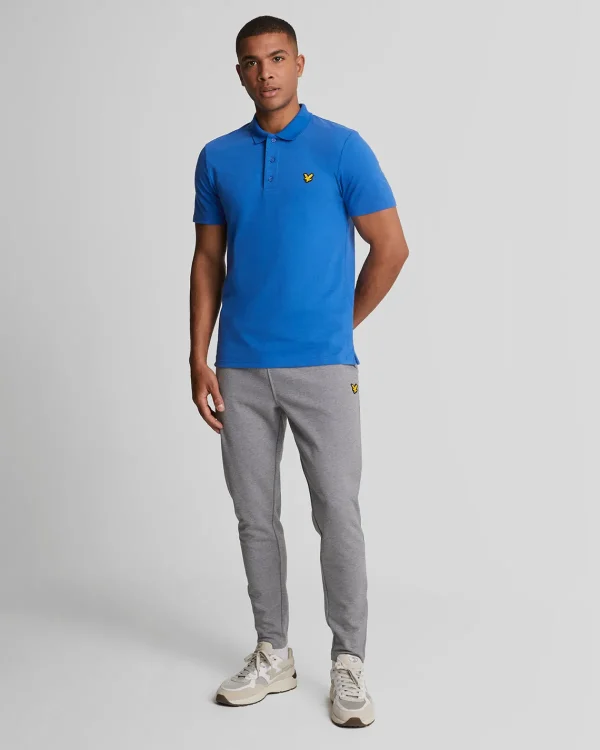 Lyle & Scott Sportbekleidung | Polohemden<Sportliches Polohemd mit kurzen Ärmeln LucidBlue