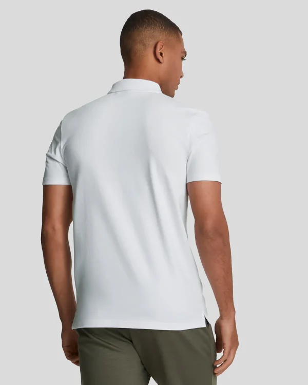 Lyle & Scott Sportbekleidung | Polohemden<Sportliches Polohemd mit kurzen Ärmeln Weiss