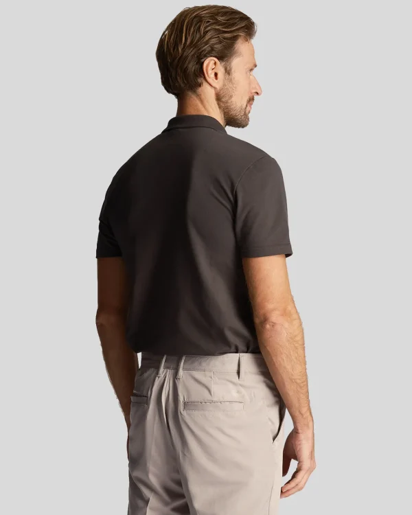 Lyle & Scott Sportbekleidung | Polohemden<Sportliches Polohemd mit kurzen Ärmeln Graphit