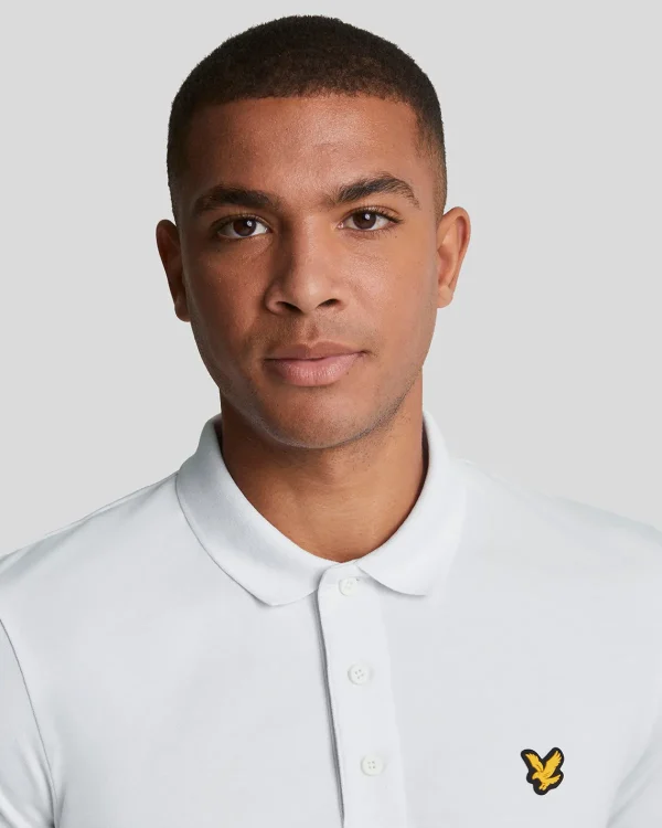 Lyle & Scott Sportbekleidung | Polohemden<Sportliches Polohemd mit kurzen Ärmeln Weiss