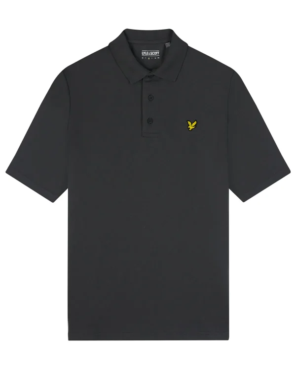 Lyle & Scott Sportbekleidung | Polohemden<Sportliches Polohemd mit kurzen Ärmeln Graphit