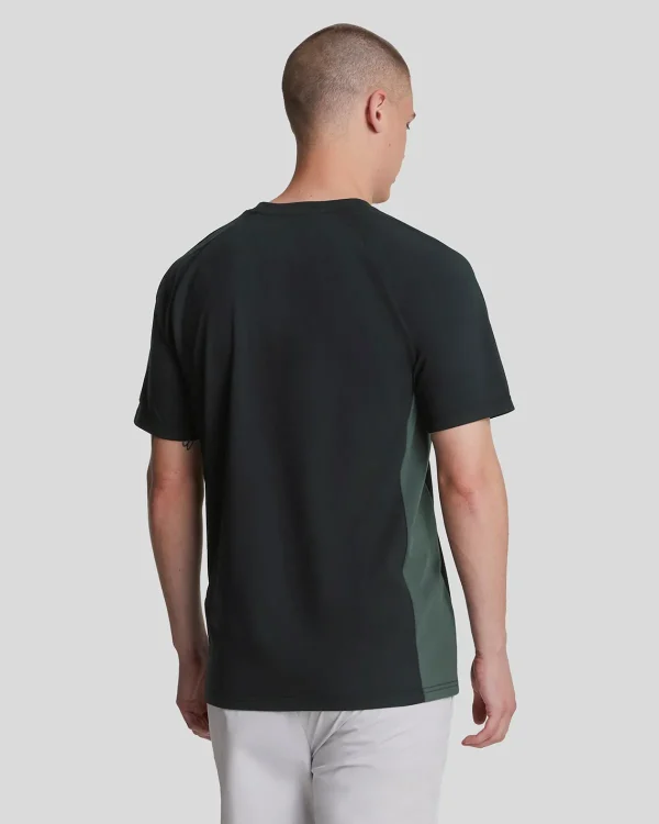 Lyle & Scott Sportbekleidung<Sports Colour Block Core T-Shirt JetBlack/Graphite