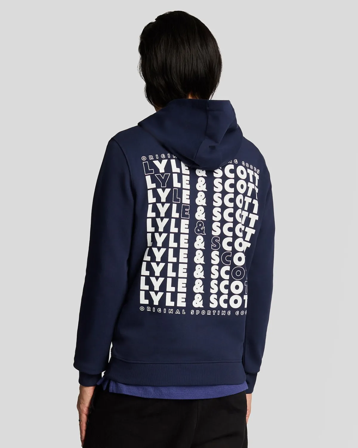 stack_logo_pullover_hoodie_0.webp Lyle & Scott Kapuzenpullover<Stack Logo Pullover Hoodie Marine