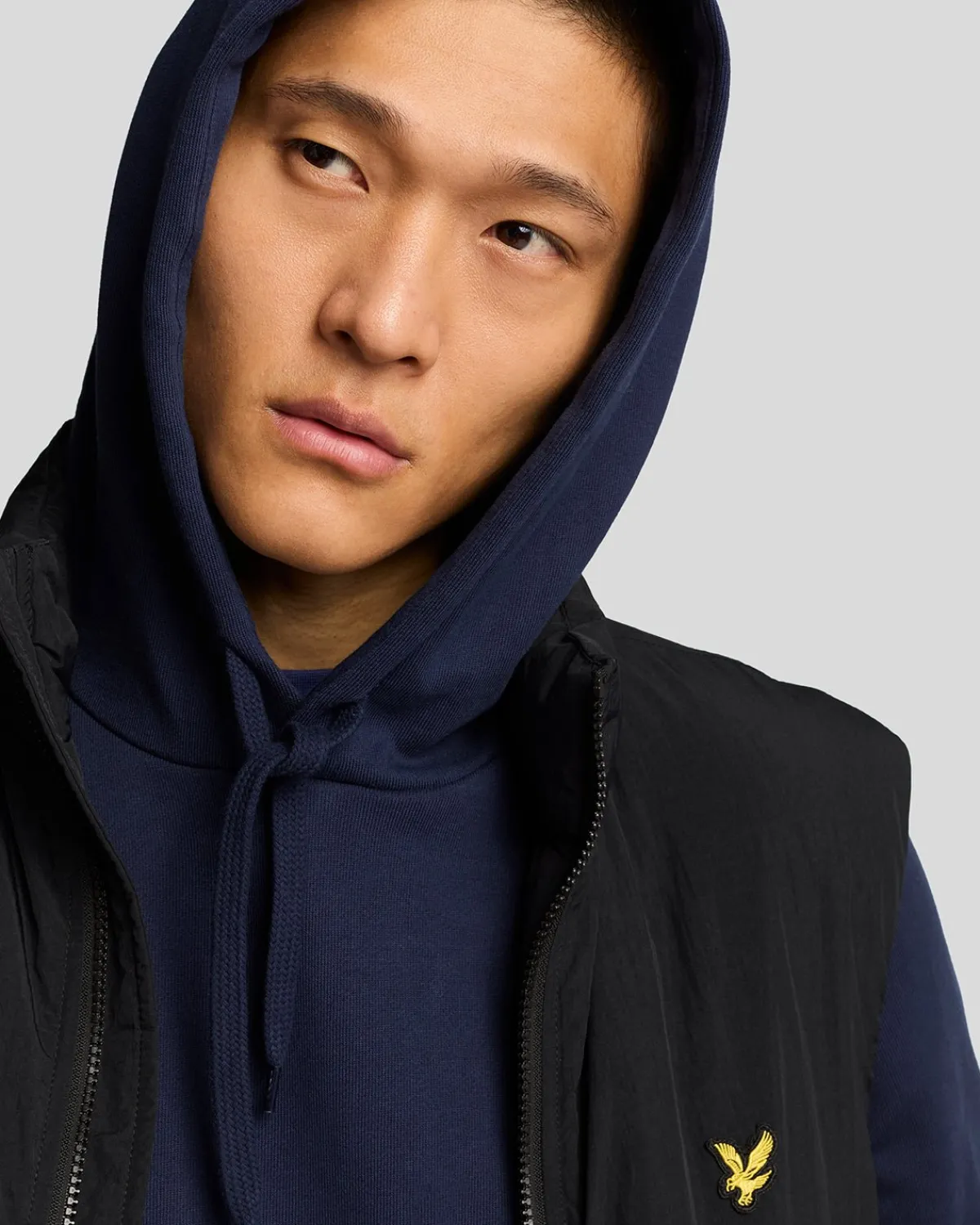 stack_logo_pullover_hoodie_3.webp Lyle & Scott Kapuzenpullover<Stack Logo Pullover Hoodie Marine