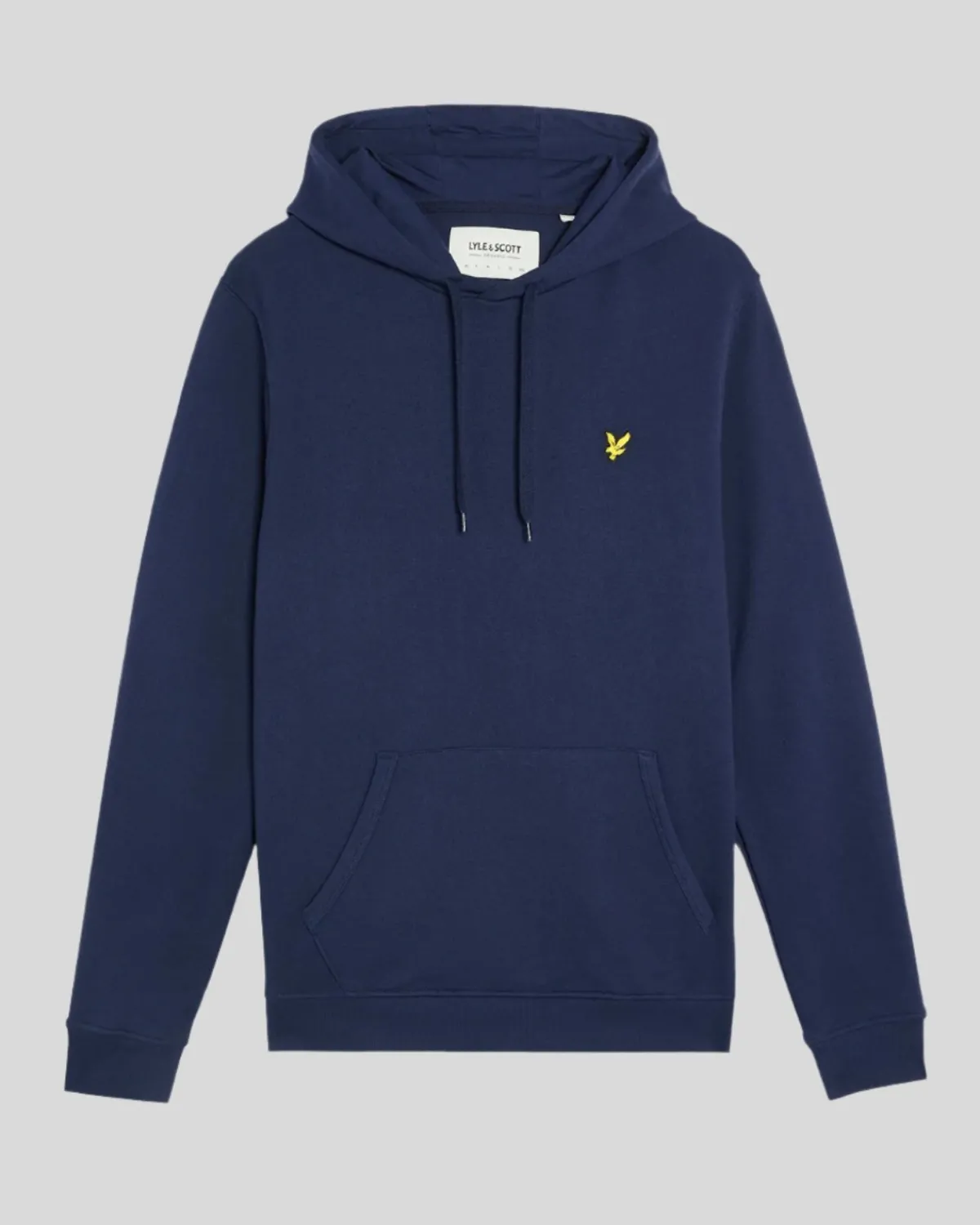 stack_logo_pullover_hoodie_4.webp Lyle & Scott Kapuzenpullover<Stack Logo Pullover Hoodie Marine