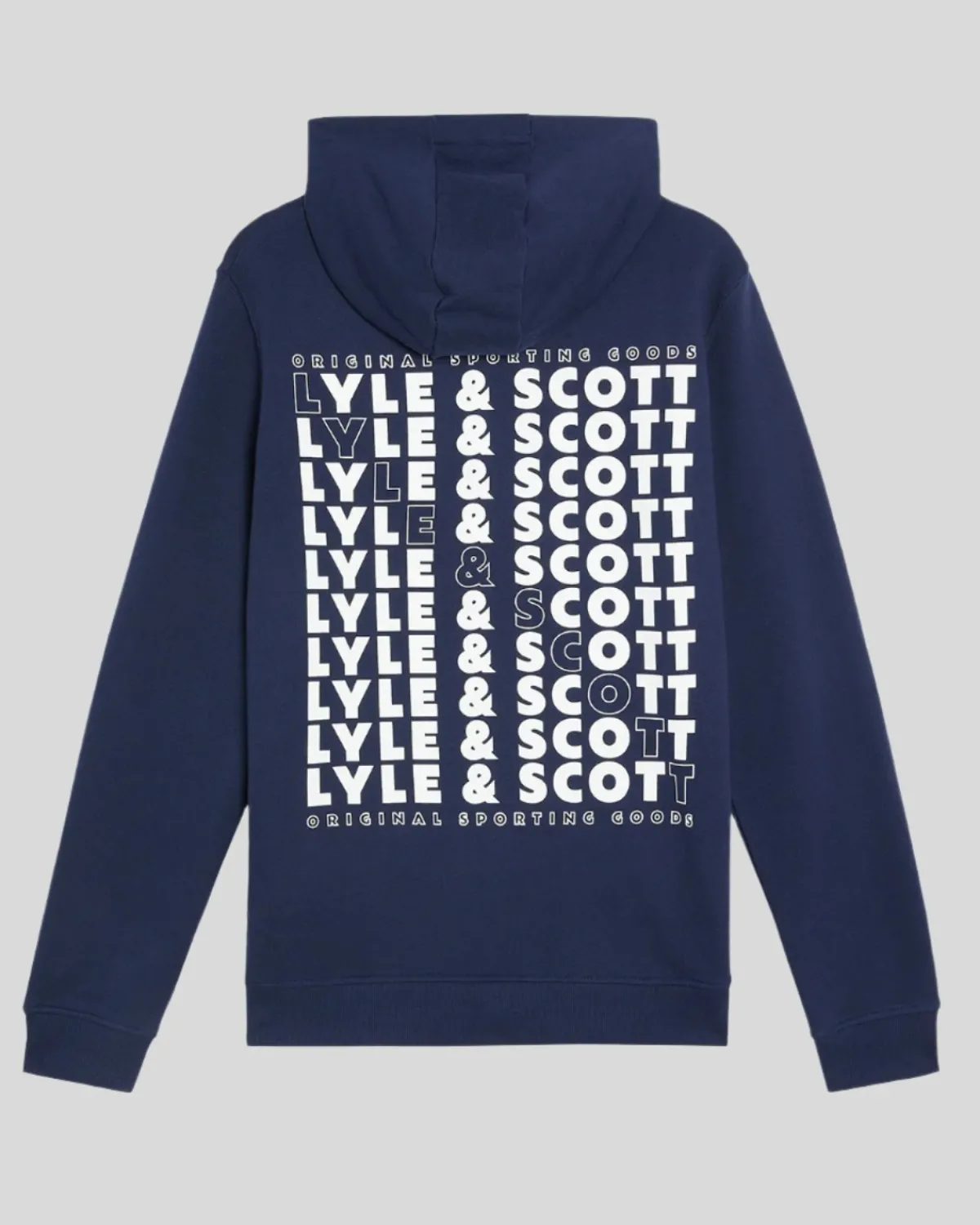 stack_logo_pullover_hoodie_5.webp Lyle & Scott Kapuzenpullover<Stack Logo Pullover Hoodie Marine