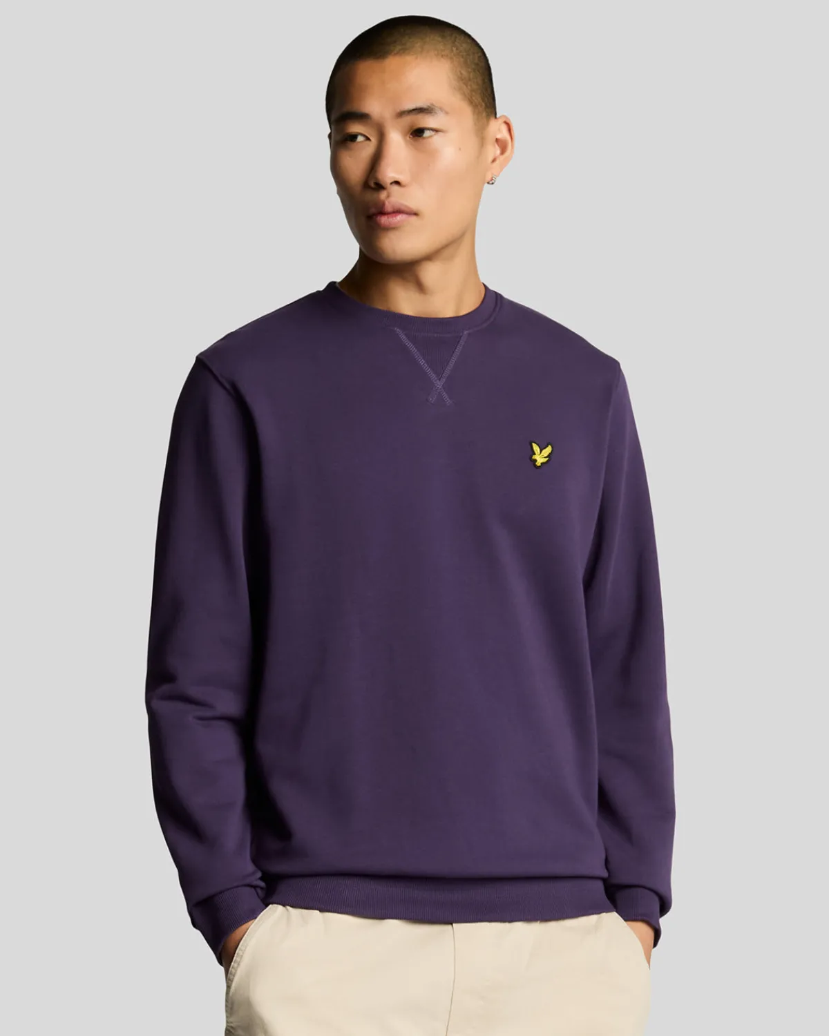 sweatshirt_mit_rundhalsausschnitt_0-2.webp Lyle & Scott Vermächtnis | Sweatshirts<Sweatshirt mit Rundhalsausschnitt ThistleShadow