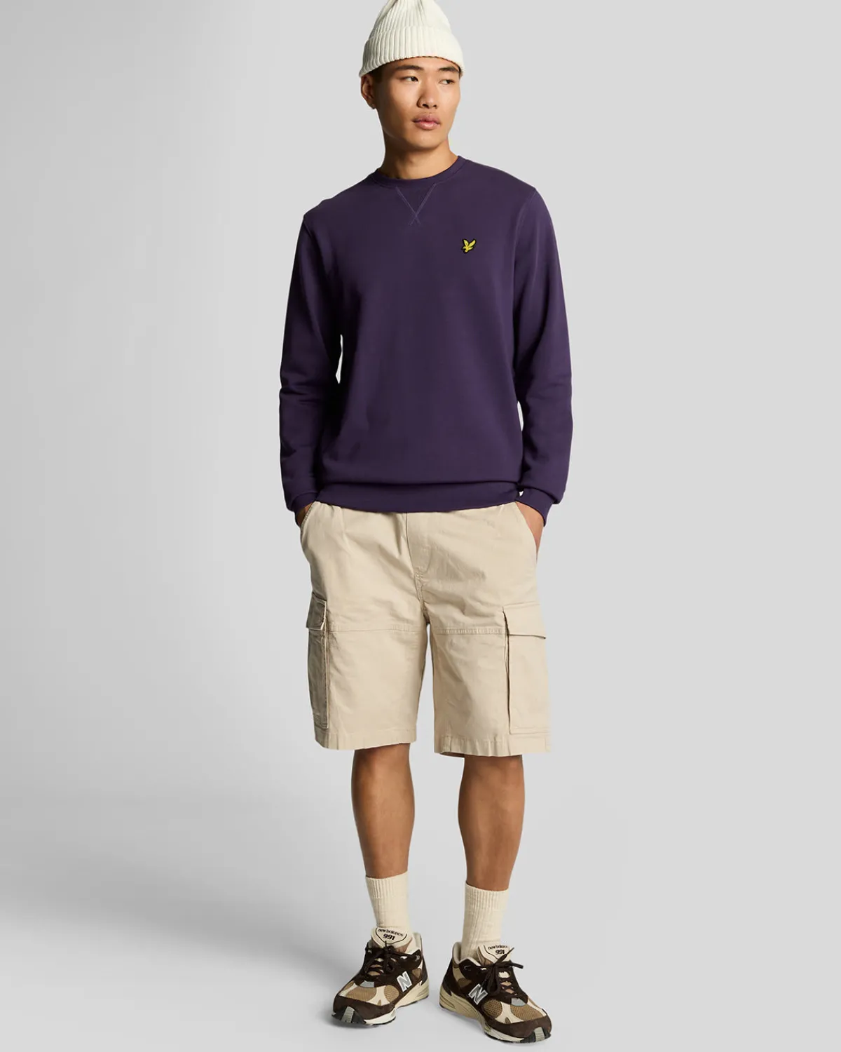 sweatshirt_mit_rundhalsausschnitt_1-2.webp Lyle & Scott Vermächtnis | Sweatshirts<Sweatshirt mit Rundhalsausschnitt ThistleShadow