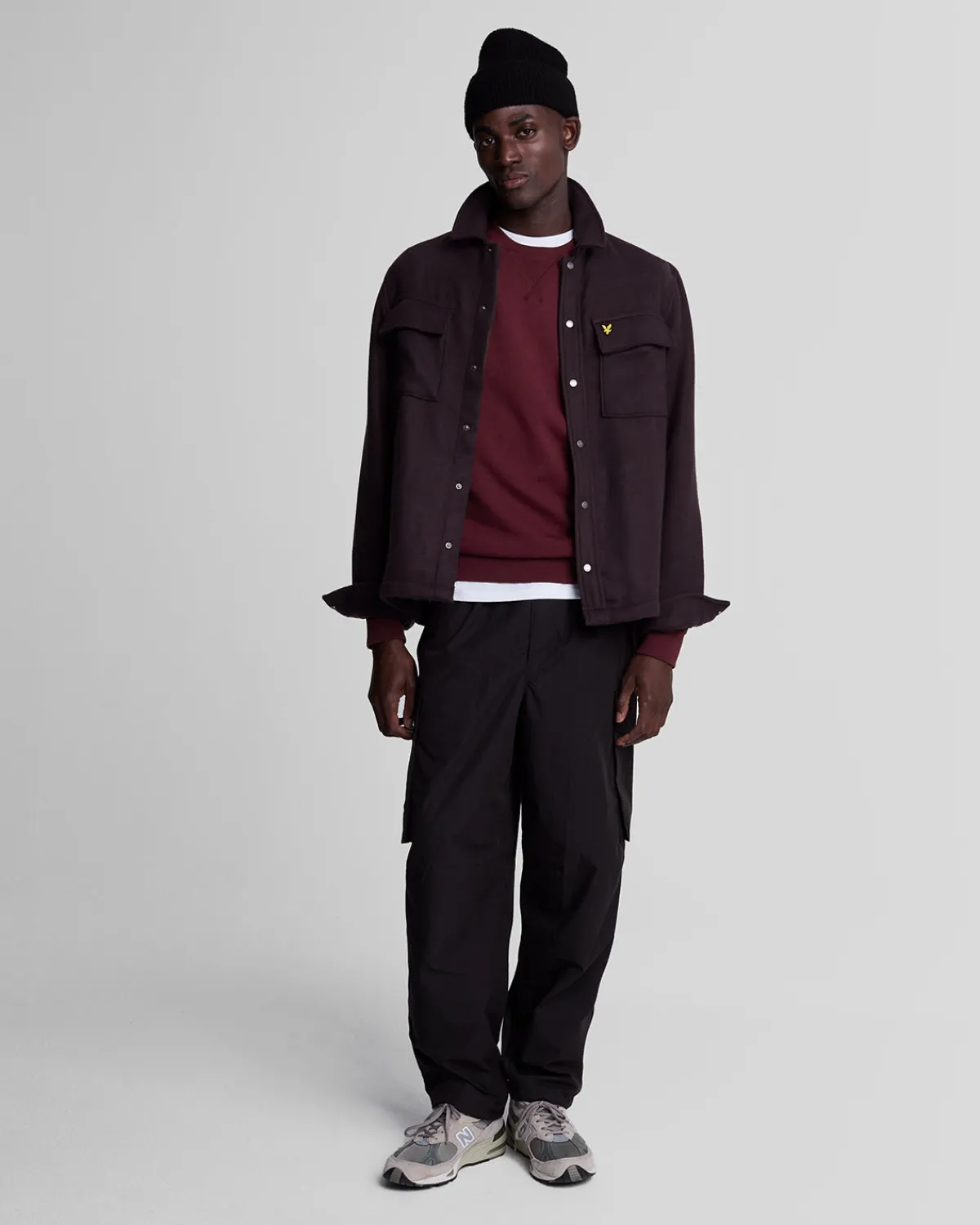 sweatshirt_mit_rundhalsausschnitt_1-6.webp Lyle & Scott Grundlegendes | Sweatshirts<Sweatshirt mit Rundhalsausschnitt Burgund