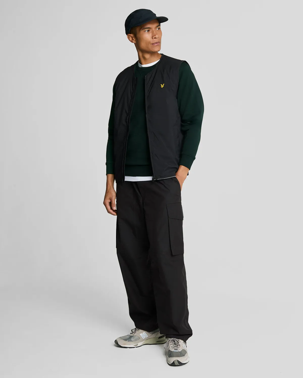sweatshirt_mit_rundhalsausschnitt_1-7.webp Lyle & Scott Grundlegendes | Sweatshirts<Sweatshirt mit Rundhalsausschnitt Dunkelgrün